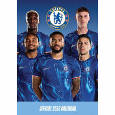 Chelsea Fc  - 2025 A3 Calendar  i gruppen MERCHANDISE / Merch / Nyheter / Sport hos Bengans Skivbutik AB (5563822)