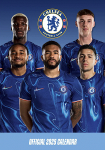 Chelsea Fc  - 2025 A3 Calendar  i gruppen MERCH / Kalendrar 2025 / Calendars League hos Bengans Skivbutik AB (5563822)