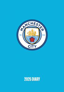 Manchester City Fc - 2025 A5 Diary i gruppen MERCHANDISE / Merch / Sport hos Bengans Skivbutik AB (5563844)