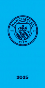 Manchester City Fc  - 2025 Slim Diary i gruppen MERCHANDISE / Merch / Nyheter / Sport hos Bengans Skivbutik AB (5563848)