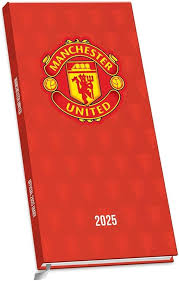 Manchester United Fc - 2025 Slim Diary i gruppen MERCHANDISE / Merch / Nyheter / Sport hos Bengans Skivbutik AB (5563849)