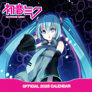 Hatsune Miku  - 2025 Square Calendar i gruppen MERCHANDISE / Merch / Nyheter / Film-Musikal hos Bengans Skivbutik AB (5563852)