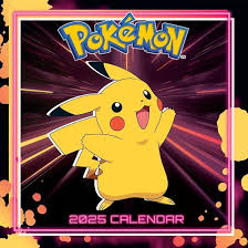 Pokemon - 2025 Square Calendar i gruppen MERCHANDISE / Merch / Nyheter / Spel hos Bengans Skivbutik AB (5563853)