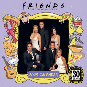 Friends - 2025 Square Calendar  i gruppen MERCHANDISE / Merch / Nyheter / TV-serie hos Bengans Skivbutik AB (5563859)