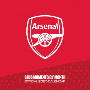 Arsenal Fc - Legends 2025 Square Calendar i gruppen MERCHANDISE / Merch / Nyheter / Sport hos Bengans Skivbutik AB (5563864)