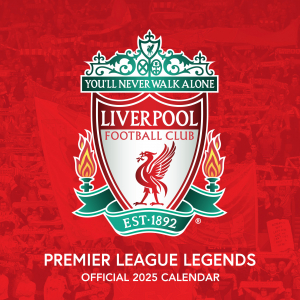 Liverpool Fc - Legends 2025 Square Calendar  i gruppen MERCHANDISE / Merch / Nyheter / Sport hos Bengans Skivbutik AB (5563866)