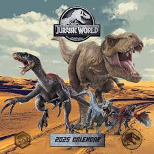 Jurassic World  - 2025 Square Calendar i gruppen VI TIPSAR / Fredagsreleaser / Fredag den 13:e september 2024 hos Bengans Skivbutik AB (5563870)