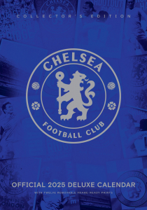 Chelsea Fc  - 2025 A3 Deluxe Calendar i gruppen MERCHANDISE / Merch / Sport hos Bengans Skivbutik AB (5563875)