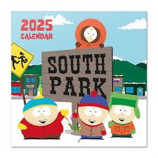 South Park - 2025 30X30 Calendar i gruppen MERCHANDISE / Merch / Nyheter / TV-serie hos Bengans Skivbutik AB (5563878)