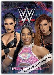 Wwe Women  - 2025 A3 Calendar  i gruppen MERCHANDISE / Merch / Nyheter / Sport hos Bengans Skivbutik AB (5563888)