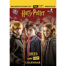 Harry Potter - 2025 A3 Change It Up Calendar i gruppen MERCHANDISE / Merch / Nyheter / Film-Musikal hos Bengans Skivbutik AB (5563889)