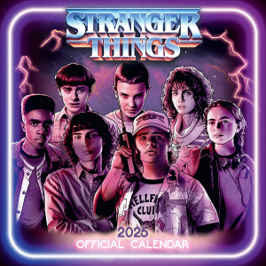 Stranger Things  - 2025 Square Calendar i gruppen MERCHANDISE / Merch / Nyheter / TV-serie hos Bengans Skivbutik AB (5563894)