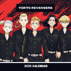 Tokyo Revengers  - 2025 Square Calendar i gruppen MERCHANDISE / Merch / Nyheter / Film-Musikal hos Bengans Skivbutik AB (5563896)