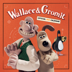 Wallace And Gromit  - 2025 Square Calendar i gruppen MERCHANDISE / Merch / Nyheter / Film-Musikal hos Bengans Skivbutik AB (5563897)