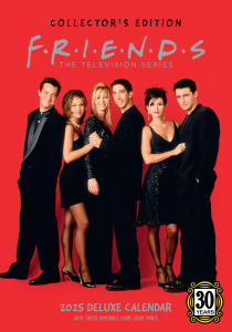 Friends - 2025 A3 Deluxe Calendar i gruppen MERCHANDISE / Merch / Nyheter / TV-serie hos Bengans Skivbutik AB (5563903)