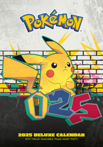 Pokemon - 2025 A3 Deluxe Calendar i gruppen MERCHANDISE / Merch / Nyheter / Spel hos Bengans Skivbutik AB (5563905)