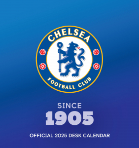 Chelsea Fc  - 2025 Desk Easel Calendar i gruppen MERCHANDISE / Merch / Sport hos Bengans Skivbutik AB (5563907)