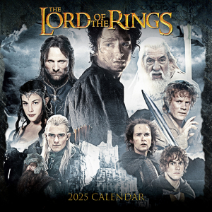 Lord Of The Rings - 2025 Square Calendar i gruppen MERCHANDISE / Merch / Film-Musikal hos Bengans Skivbutik AB (5563919)