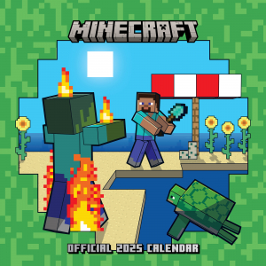 Minecraft - 2025 Square Calendar i gruppen MERCHANDISE / Merch / Nyheter / Spel hos Bengans Skivbutik AB (5563923)