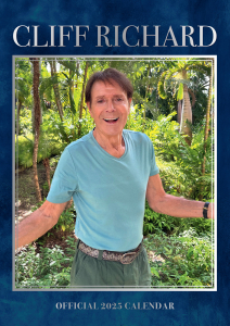 Cliff Richard - 2025 A3 Calendar i gruppen MERCHANDISE / Merch / Nyheter / Pop-Rock hos Bengans Skivbutik AB (5563924)