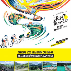 Tour De France - 2025 Square Calendar i gruppen MERCHANDISE / Merch / Nyheter / Sport hos Bengans Skivbutik AB (5563927)