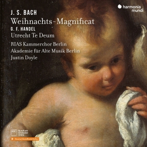Rias Kammerchor Berlin & Akademie Fur Alte Musik Berlin & Justin Doyle - J.S. Bach: Weihnachts-Magnificat / G.F. Handel: Utrecht Te Deum i gruppen ÖVRIGT / Övrigt / aub hos Bengans Skivbutik AB (5563938)