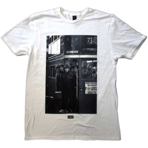 Oasis - London Bus Photo Uni Wht T-Shirt i gruppen MERCHANDISE / T-shirt / Pop-Rock hos Bengans Skivbutik AB (5564208r)