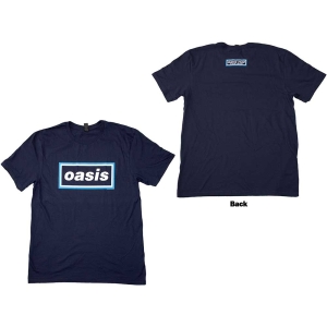 Oasis - Maine Road Event Logo Navy T-Shirt i gruppen MERCHANDISE / T-shirt / Pop-Rock hos Bengans Skivbutik AB (5564211r)