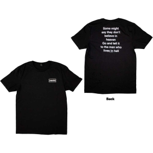 Oasis - Some Might Say Lyric Uni Bl T-Shirt i gruppen MERCHANDISE / T-shirt / Nyheter / Pop-Rock hos Bengans Skivbutik AB (5564212r)