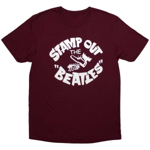 Beatles - Stamp Out The...Uni Maroon T-Shirt i gruppen MERCHANDISE / T-shirt / Pop-Rock hos Bengans Skivbutik AB (5564334r)