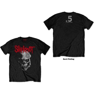 Slipknot - Gray Chapter Skull Uni Bl T-Shirt i gruppen MERCHANDISE / T-shirt / Hårdrock hos Bengans Skivbutik AB (5564335r)