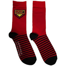 Kiss - Army Uni Red Socks (Eu 39-45) i gruppen MERCHANDISE / Merch / Hårdrock hos Bengans Skivbutik AB (5564504)