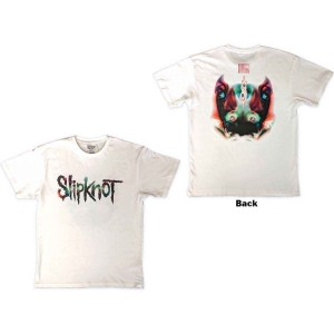 Slipknot - Adderall Faceback Uni Wht T-Shirt i gruppen MERCHANDISE / T-shirt / Hårdrock hos Bengans Skivbutik AB (5564553r)