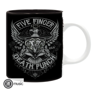 Five Finger Death Punch - Mug - 320 Ml - Eagle i gruppen MERCHANDISE / Merch / Hårdrock hos Bengans Skivbutik AB (5564636)