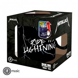 Metallica - Mug Heat Change-460 Ml-Ride The Lig.. i gruppen MERCHANDISE / Merch / Hårdrock hos Bengans Skivbutik AB (5564757)