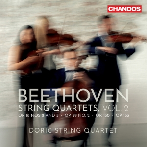 Doric String Quartet - Beethoven: String Quartets, Vol. 2 i gruppen CD / Kommande / Klassiskt hos Bengans Skivbutik AB (5565195)