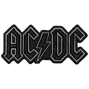 Ac/Dc - Black Logo Woven Patch i gruppen MERCHANDISE / Merch / Hårdrock hos Bengans Skivbutik AB (5565556)