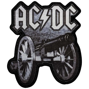 Ac/Dc - For Those About To Rock Printed Patch i gruppen MERCHANDISE / Tygmärke / Hårdrock hos Bengans Skivbutik AB (5565557)