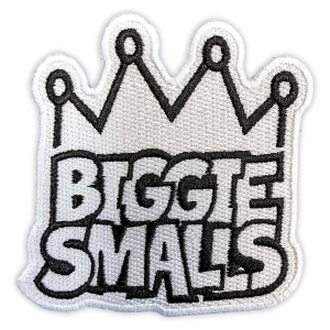 Biggie - Crown Logo Woven Patch i gruppen MERCHANDISE / Tygmärke / Hip Hop-Rap hos Bengans Skivbutik AB (5565560)