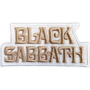 Black Sabbath - Text Logo Woven Patch i gruppen MERCHANDISE / Merch / Nyheter / Hårdrock hos Bengans Skivbutik AB (5565562)