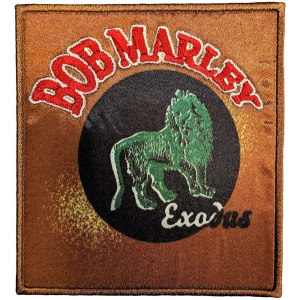 Bob Marley - Exodus Lion Printed Patch i gruppen MERCHANDISE / Merch / Nyheter / Reggae hos Bengans Skivbutik AB (5565566)