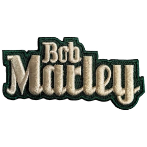 Bob Marley - Text Logo Woven Patch i gruppen MERCHANDISE / Tygmärke / Reggae hos Bengans Skivbutik AB (5565567)