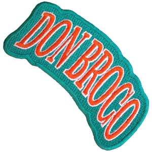 Don Broco - Orange Logo Woven Patch i gruppen MERCHANDISE / Tygmärke / Hårdrock hos Bengans Skivbutik AB (5565570)