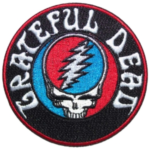 Grateful Dead - Steal Your Face Logo Woven Patch i gruppen MERCHANDISE / Merch / Nyheter / Pop-Rock hos Bengans Skivbutik AB (5565574)