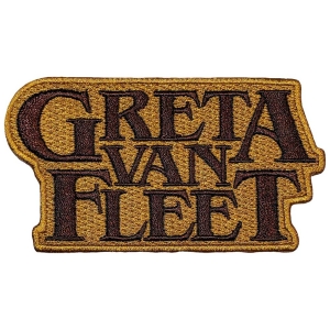 Greta Van Fleet - Amber Logo Woven Patch i gruppen MERCHANDISE / Merch / Hårdrock hos Bengans Skivbutik AB (5565579)