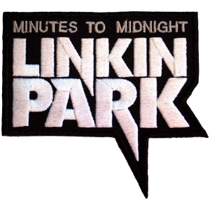 Linkin Park - Minutes To Midnight Woven Patch i gruppen MERCHANDISE / Merch / Hårdrock hos Bengans Skivbutik AB (5565594)