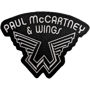 Paul Mccartney - Wings Logo Woven Patch i gruppen MERCHANDISE / Tygmärke / Pop-Rock hos Bengans Skivbutik AB (5565598)