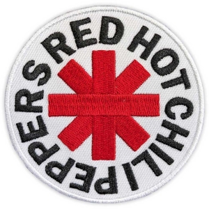 Red Hot Chili Peppers - Asterisk Wht Woven Patch i gruppen MERCHANDISE / Merch / Pop-Rock hos Bengans Skivbutik AB (5565601)