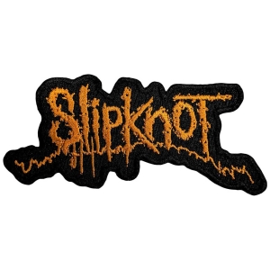 Slipknot - Orange Logo Woven Patch i gruppen MERCHANDISE / Merch / Hårdrock hos Bengans Skivbutik AB (5565603)