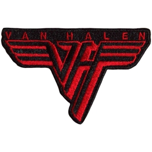 Van Halen - Classic Red Logo Woven Patch i gruppen MERCHANDISE / Merch / Nyheter / Hårdrock hos Bengans Skivbutik AB (5565611)